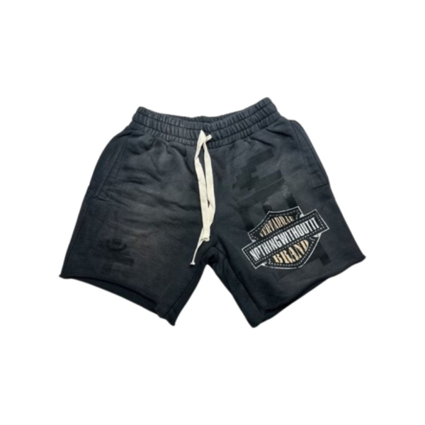 Vertabrae Black Emblem Shorts