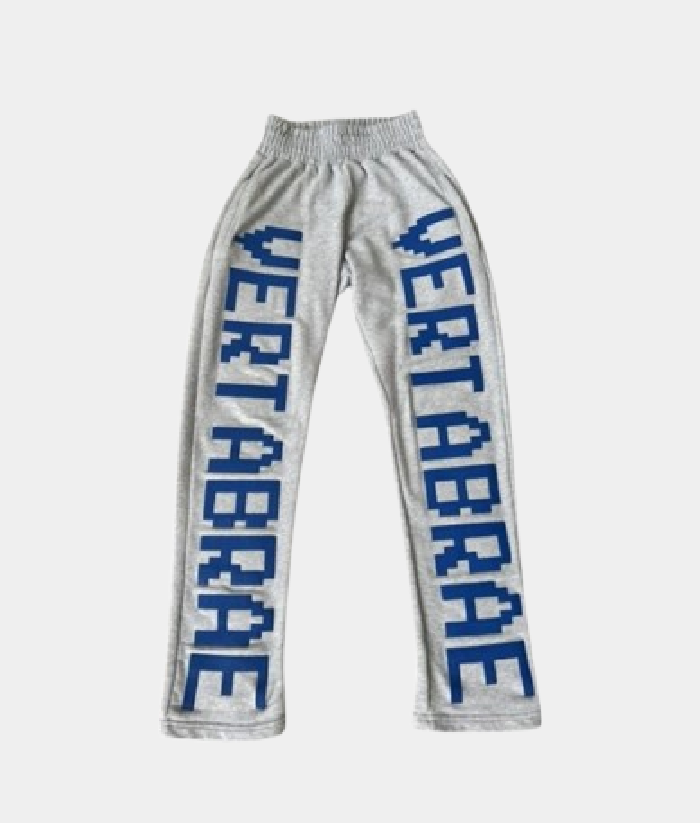 Vertabrae Double Logo Sweatpants Blue