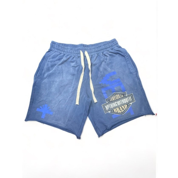 Vertabrae Emblem Shorts Blue