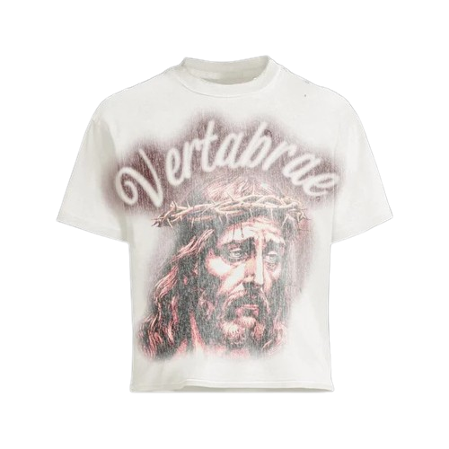 Vertabrae Jesus T-shirt White Color