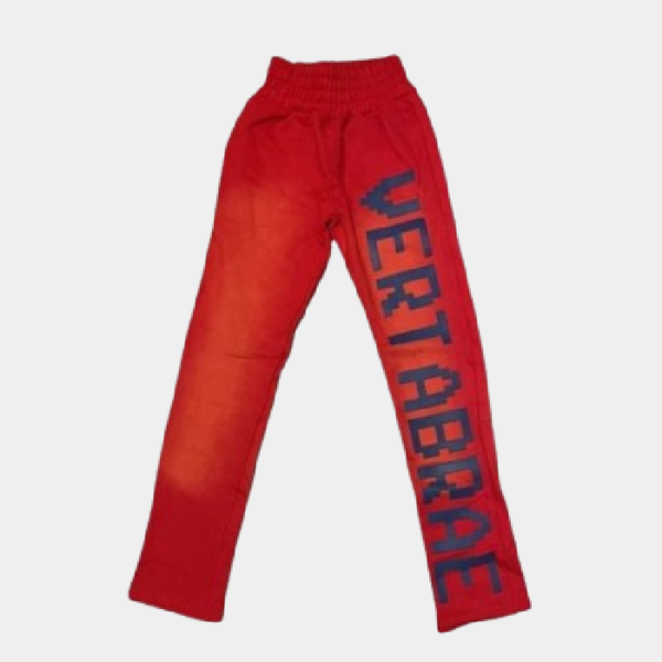 Vertabrae Sweatpants Red