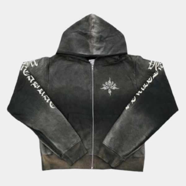 Vertabrae Tattoo Zip up Hoodie