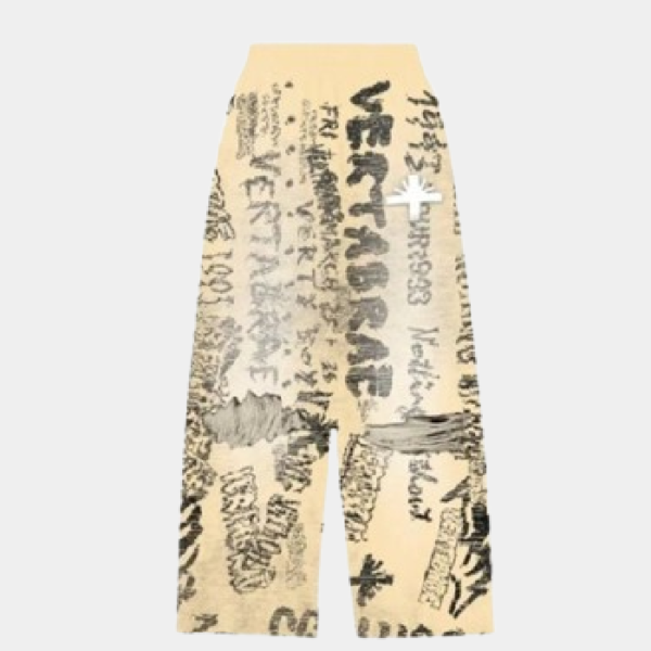 Vertabrae VERT Ivory Graffiti Sweatpants