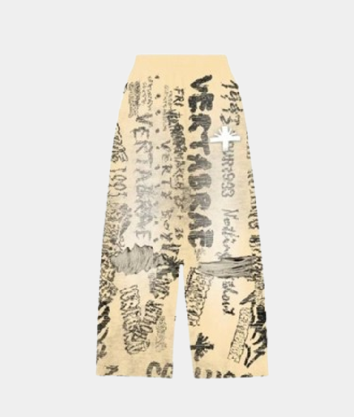 Vertabrae VERT Ivory Graffiti Sweatpants